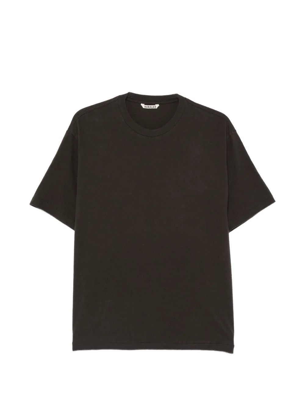 Auralee brushed jersey T-shirt - Nero