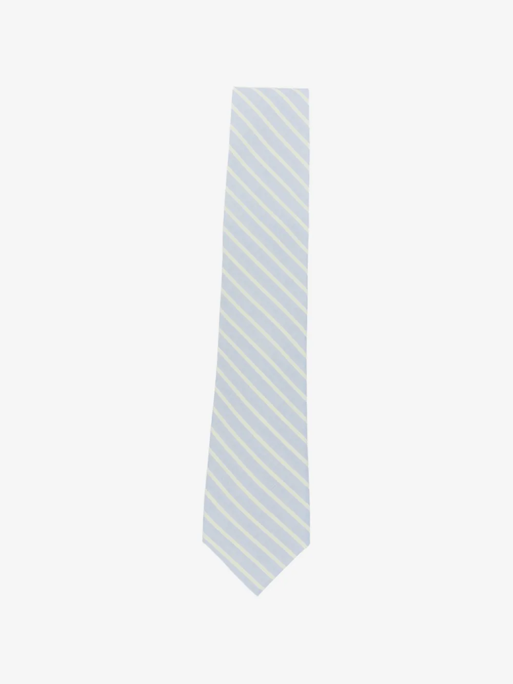 Auralee stripe-pattern wool tie | Blue | Image 1