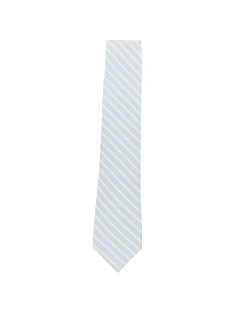 Auralee stripe-pattern wool tie