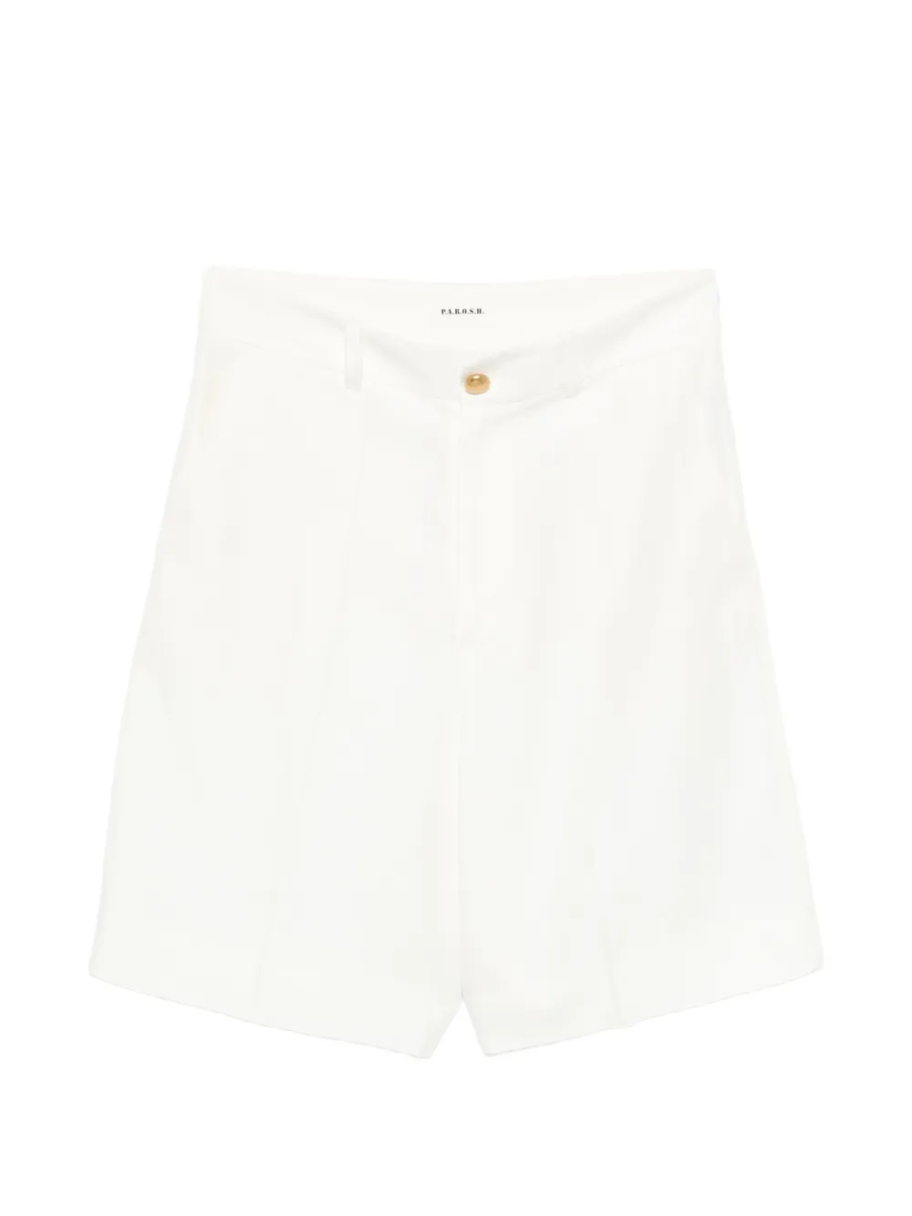 P.A.R.O.S.H. button pleated trousers - Bianco