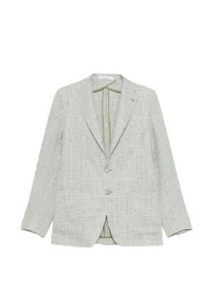 Lardini notched-lapel Blazer | Green | FARFETCH AO