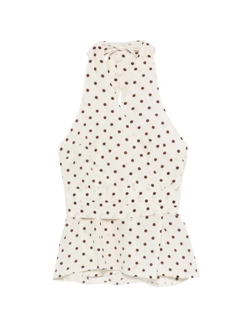 P.A.R.O.S.H. Sbillo polka dot top