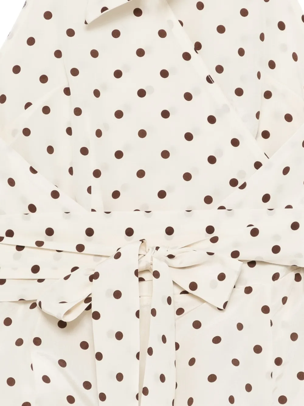  P.a.r.o.s.h. Sbillo Polka Dot Top - Neutrals 