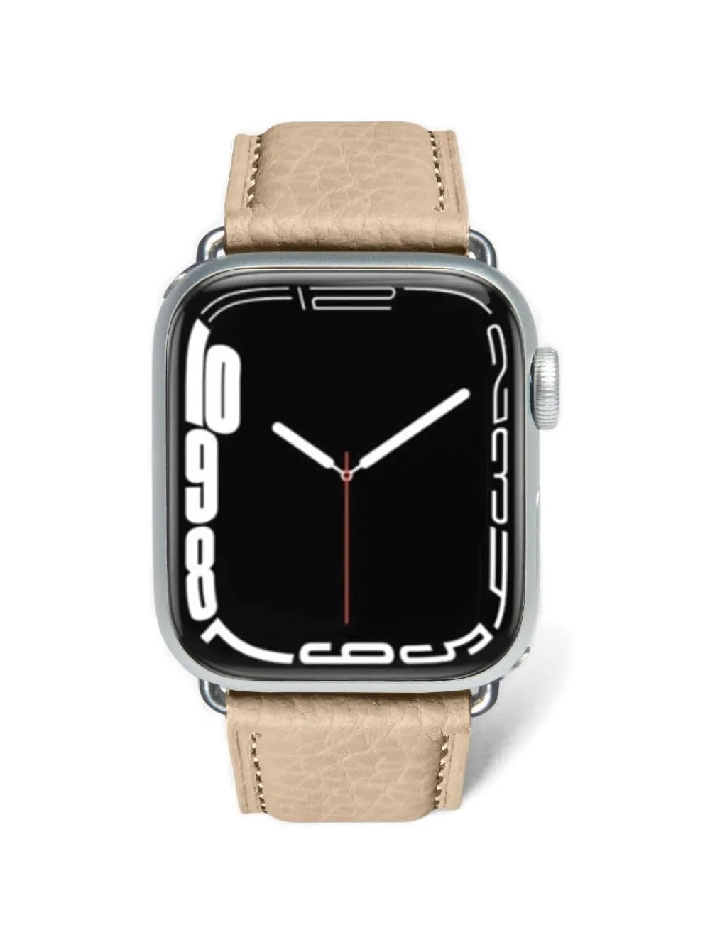 MAISON de SABRÉ Apple Watch grained polished metal watch accessory - Nero