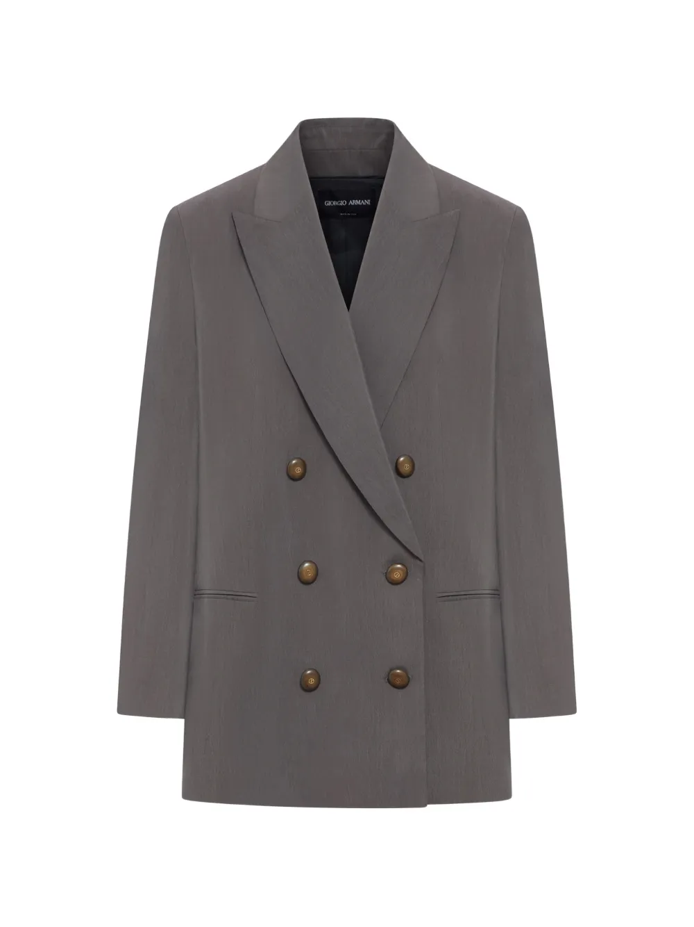 Giorgio Armani double-breasted blazer - Grigio