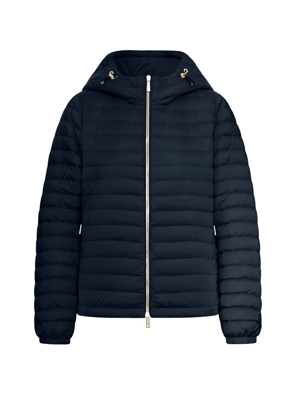 Moorer hooded quilted jacket - Blu