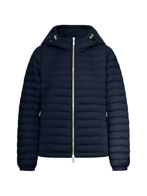 Moorer hooded quilted jacket