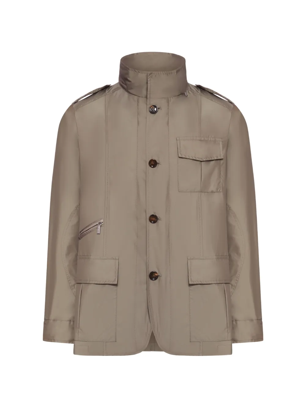 Moorer Porto-KM button pocket jacket - Nude