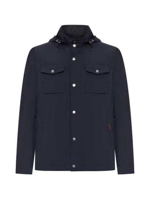 Moorer Fenzi buttoned hooded jacket