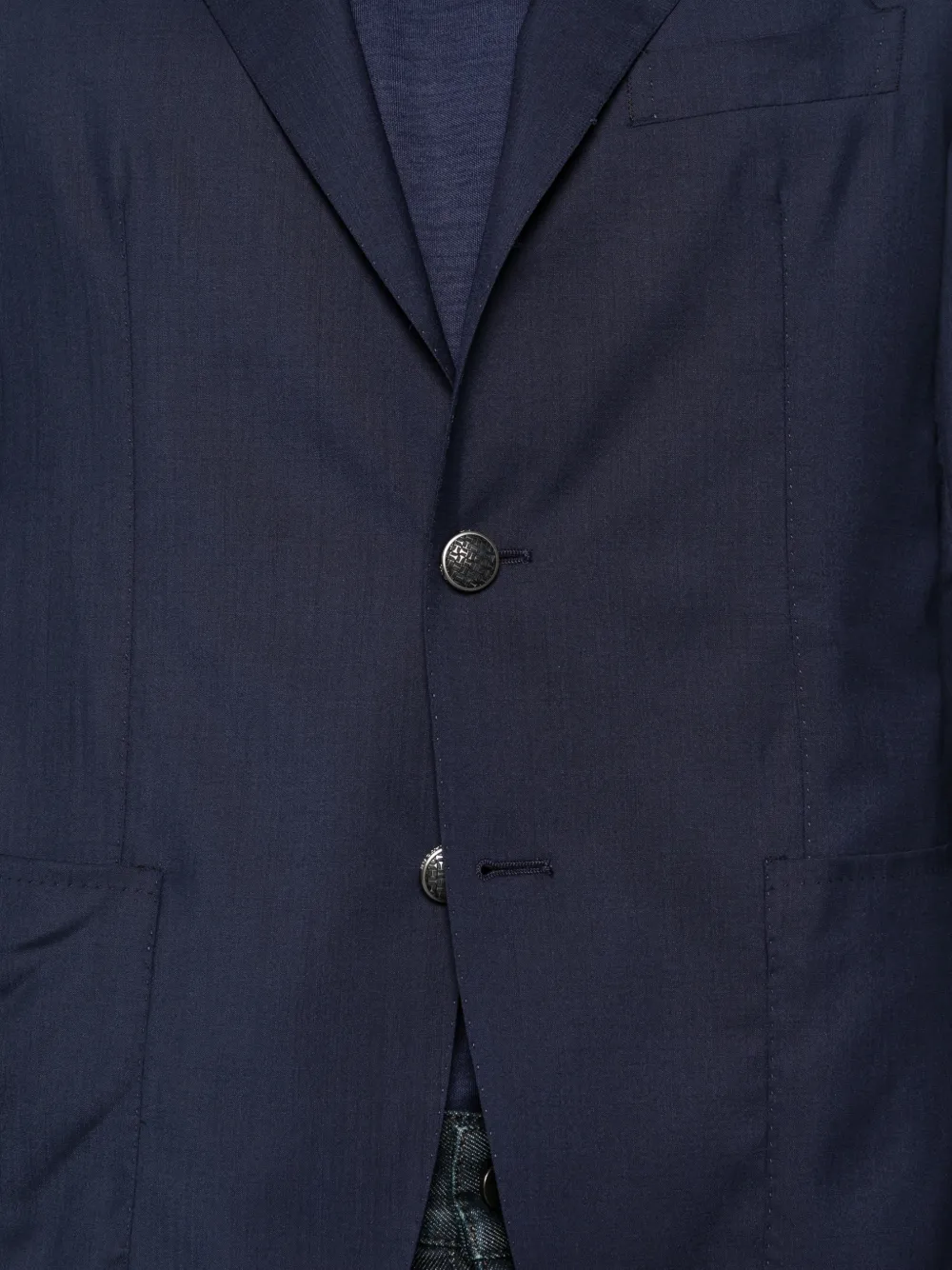 Tagliatore Jack met knoopsluiting en twee zakken Blauw