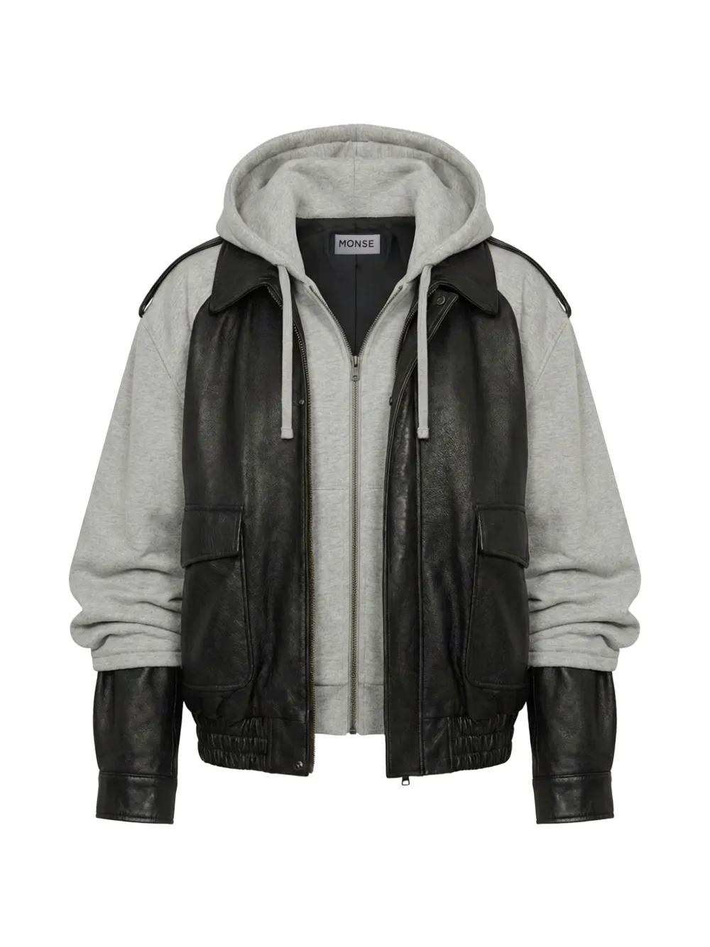 Monse Bomber ibrido - Nero