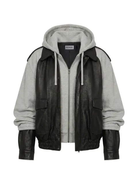 Monse hybrid bomber jacket