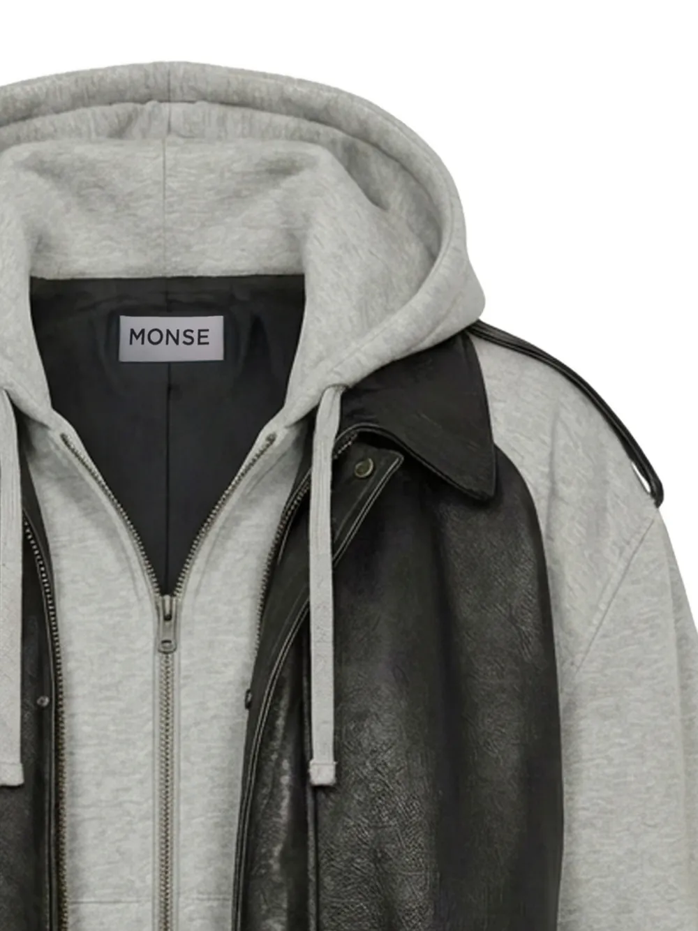 Monse Hybride bomberjack Zwart