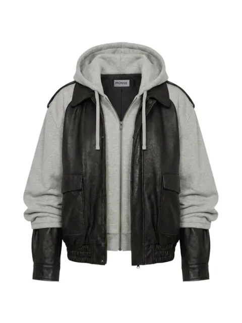 Monse hybrid leather jacket