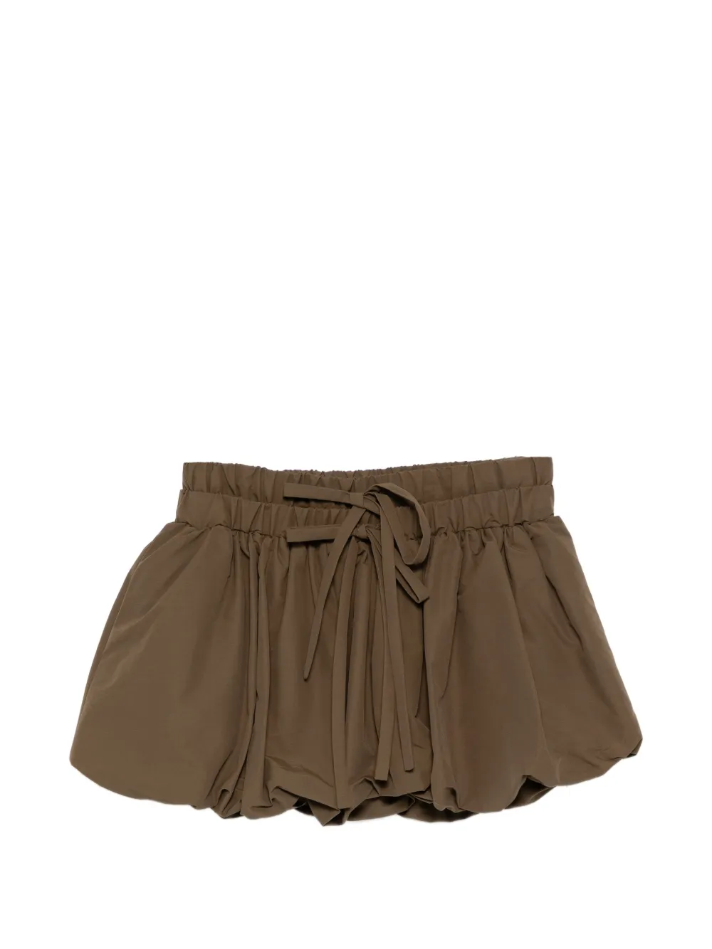 Monse Gonna con ruches - Marrone