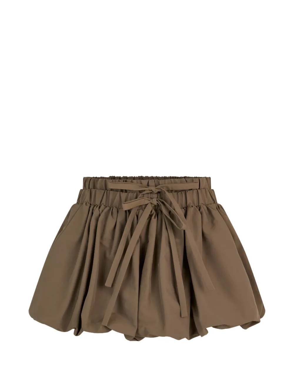 Monse Gonna con ruches - Marrone