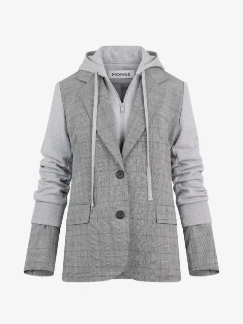 Monse deconstructed combo hoodie jacket