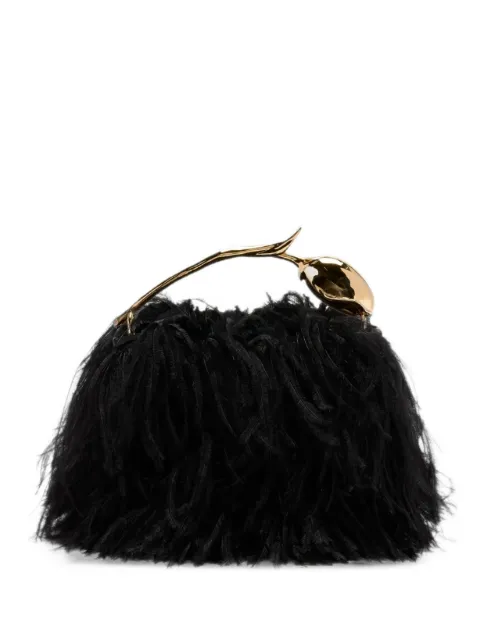 ERDEM Mini Bloom feather tote bag