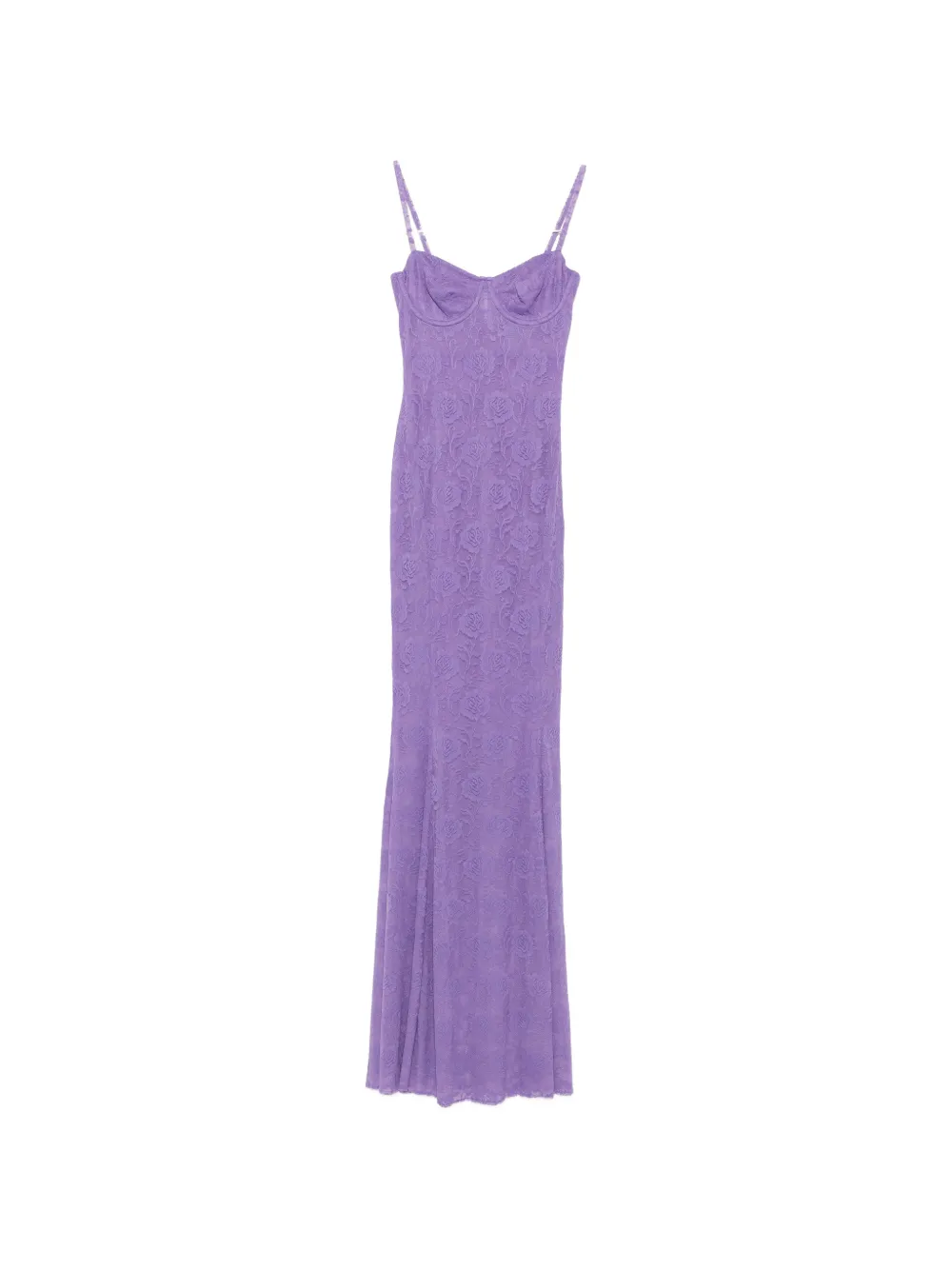 Norma Kamali underwire fishtail gown - Purple