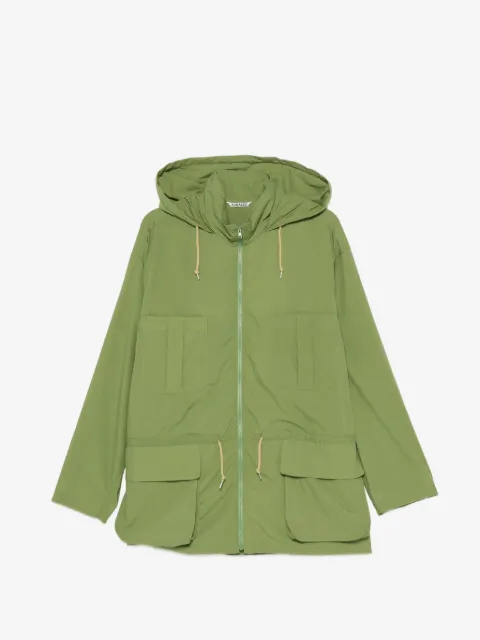 Auralee cotton-lawn hooded jacket