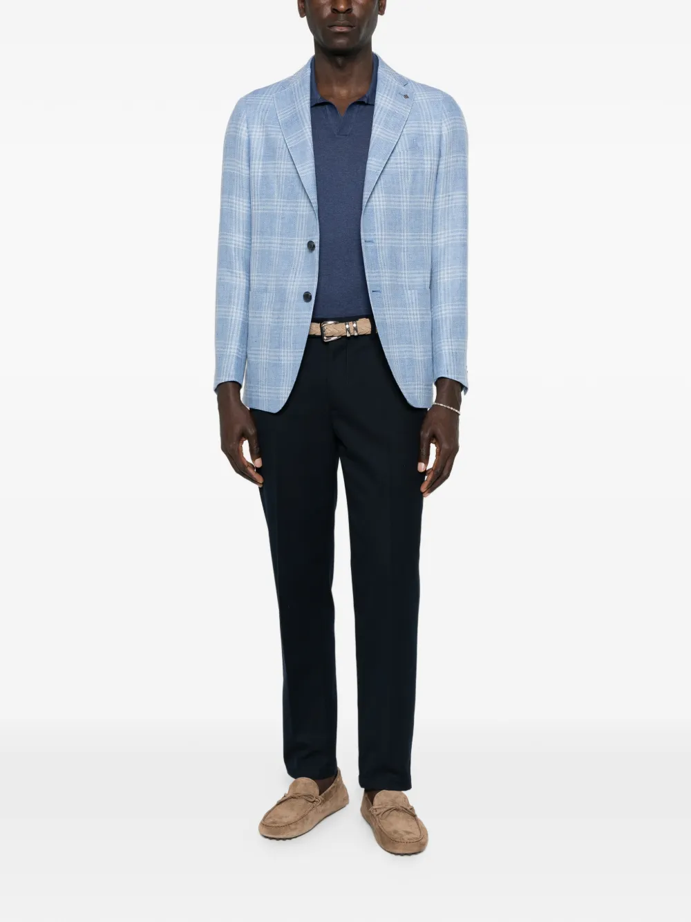 Tagliatore Blazer met patroon Blauw