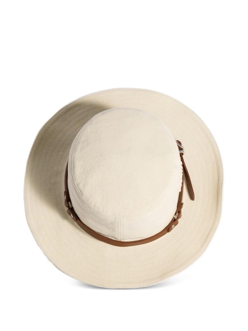 Miu Drill hoed Beige