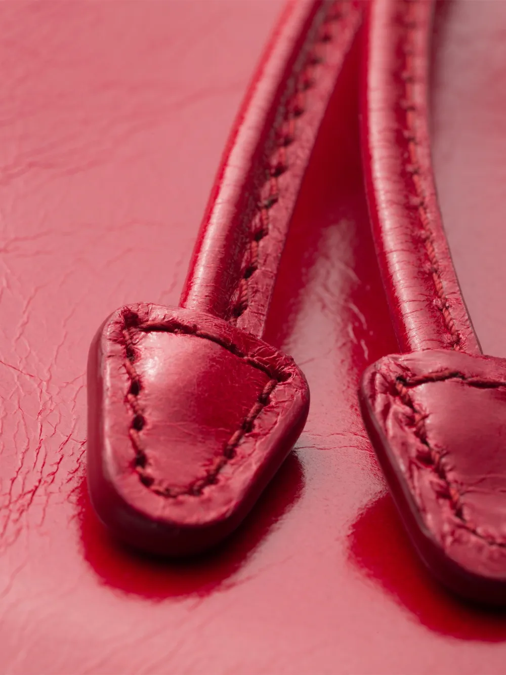 Prada Leren portemonnee Rood