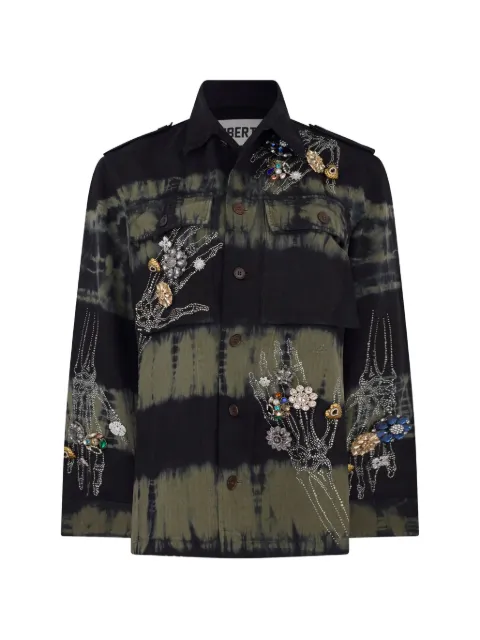 Libertine Buried Treasure tie-dye embellished jacket