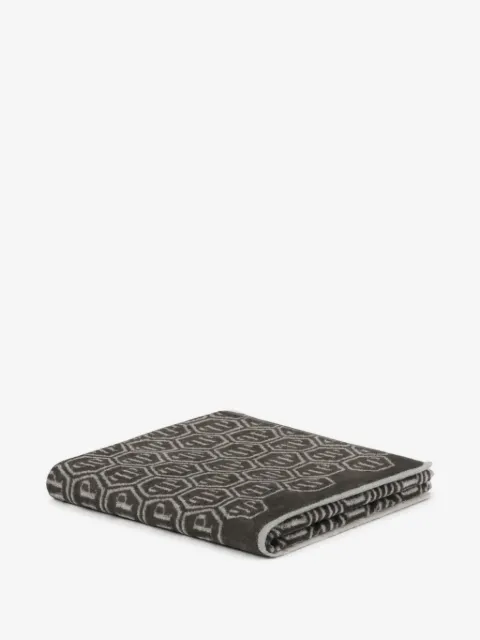 Philipp Plein Badetuch mit geometrischem Motiv