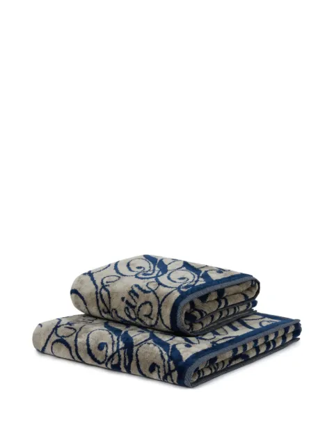 Philipp Plein set de toalla con motivo característico