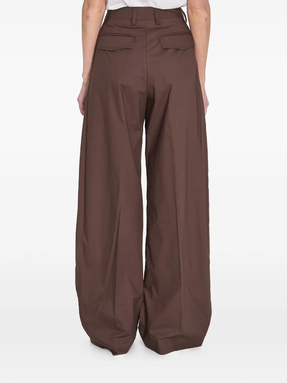 THELATEST Billie geplooide broek Bruin