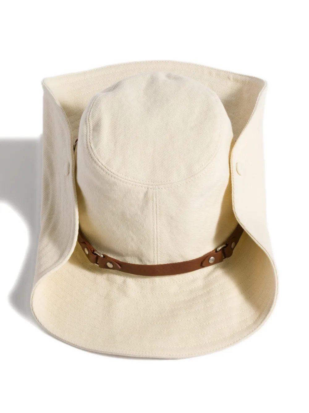 Miu Miu Drill Cowboy Hat | Neutrals | FARFETCH