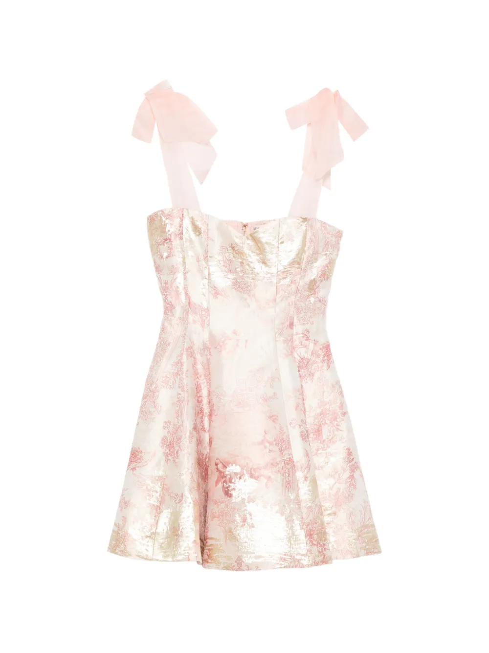 alice + olivia Abito corto Summer a fiori - Toni neutri