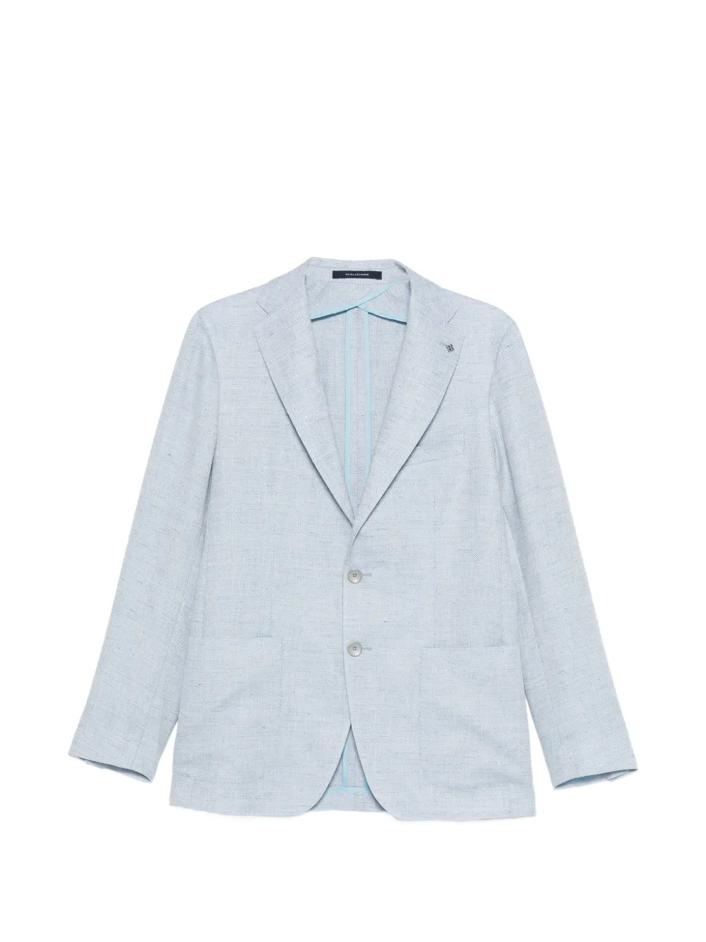 Tagliatore logo-pin blazer - Blue