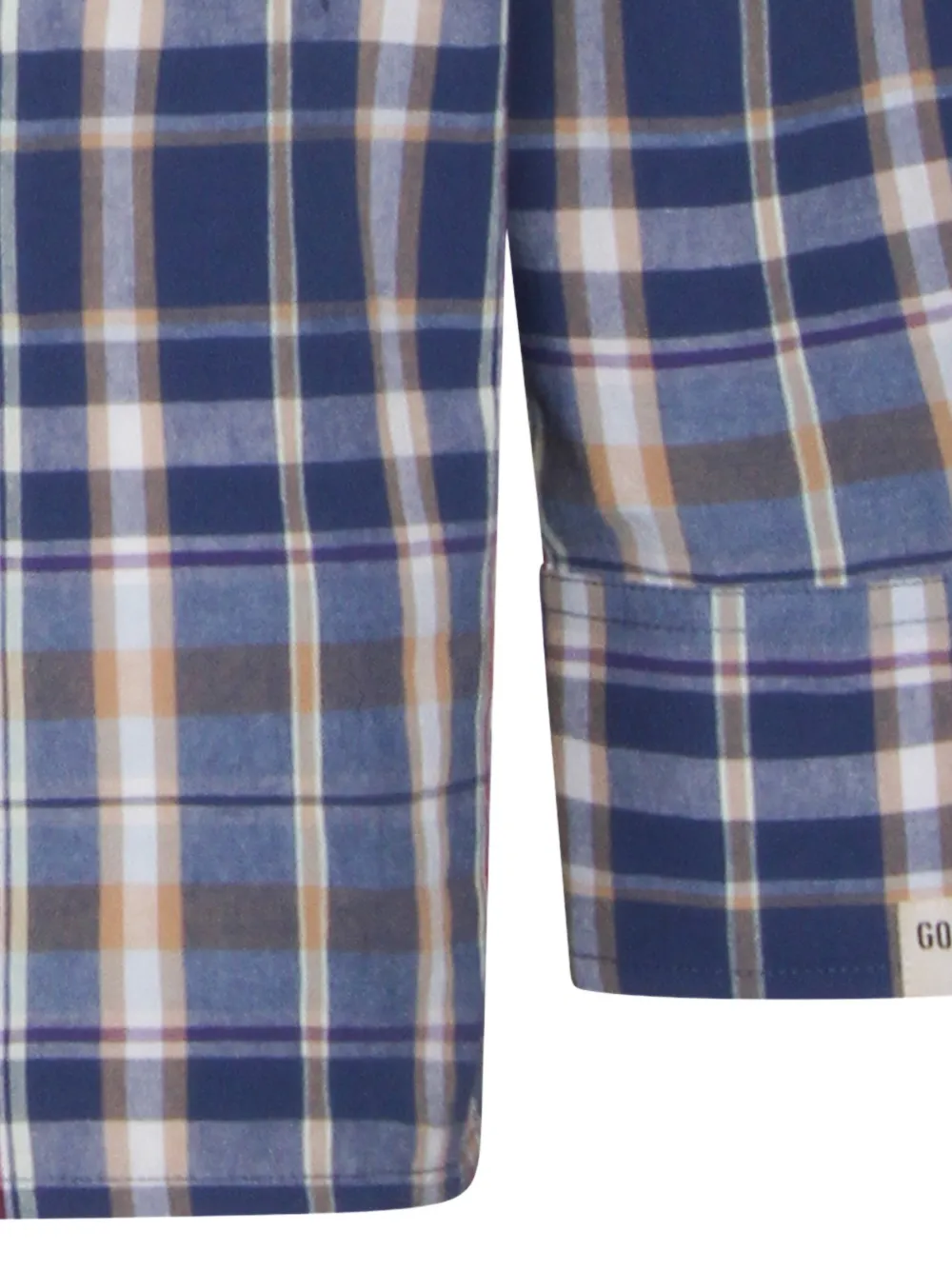 Golden Goose Geruit overhemd Blauw