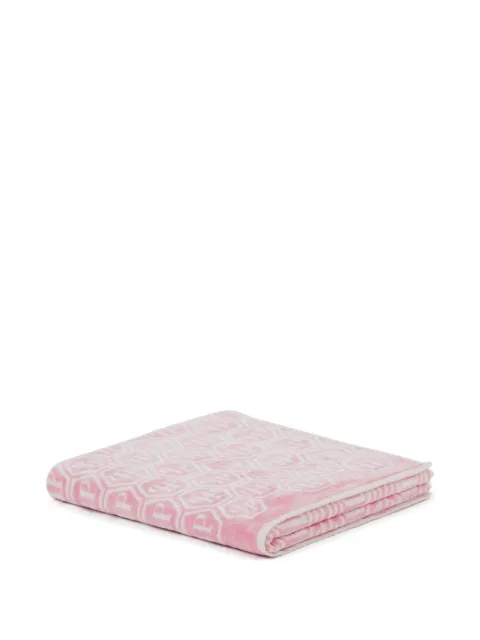 Philipp Plein hexagon pattern bath towel