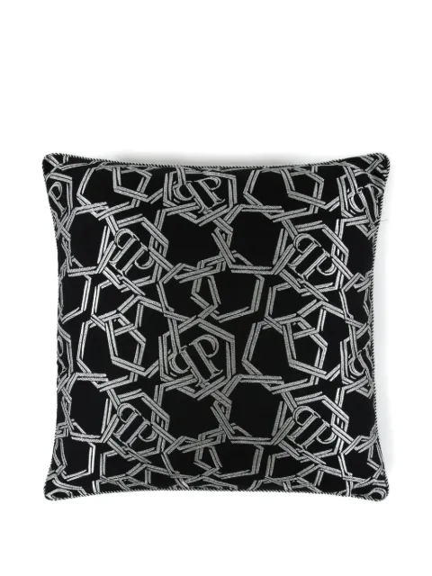 Philipp Plein jacquard chains cushion