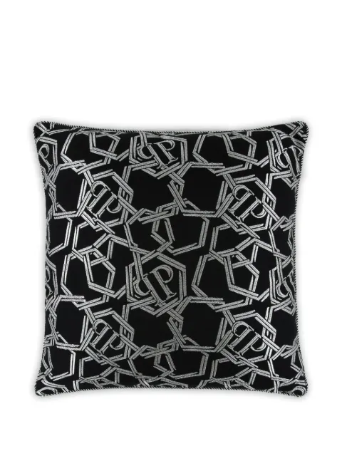 Philipp Plein cojín con cadena en jacquard