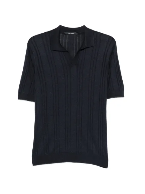 Tagliatore ribbed V-neck T-shirt