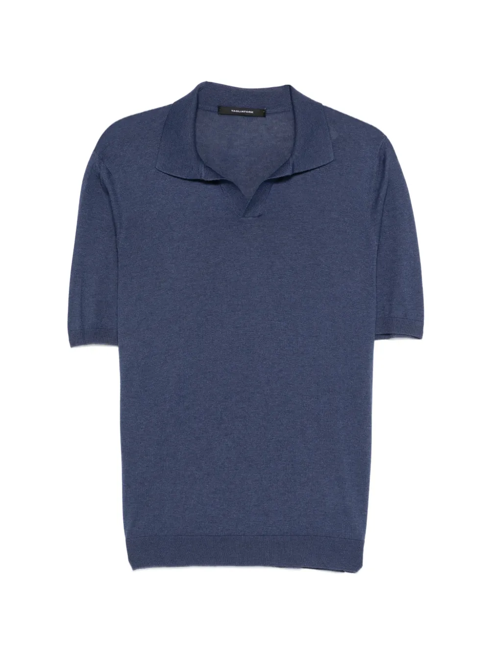 Tagliatore Keith T-Shirt mit V-Ausschnitt - Blau