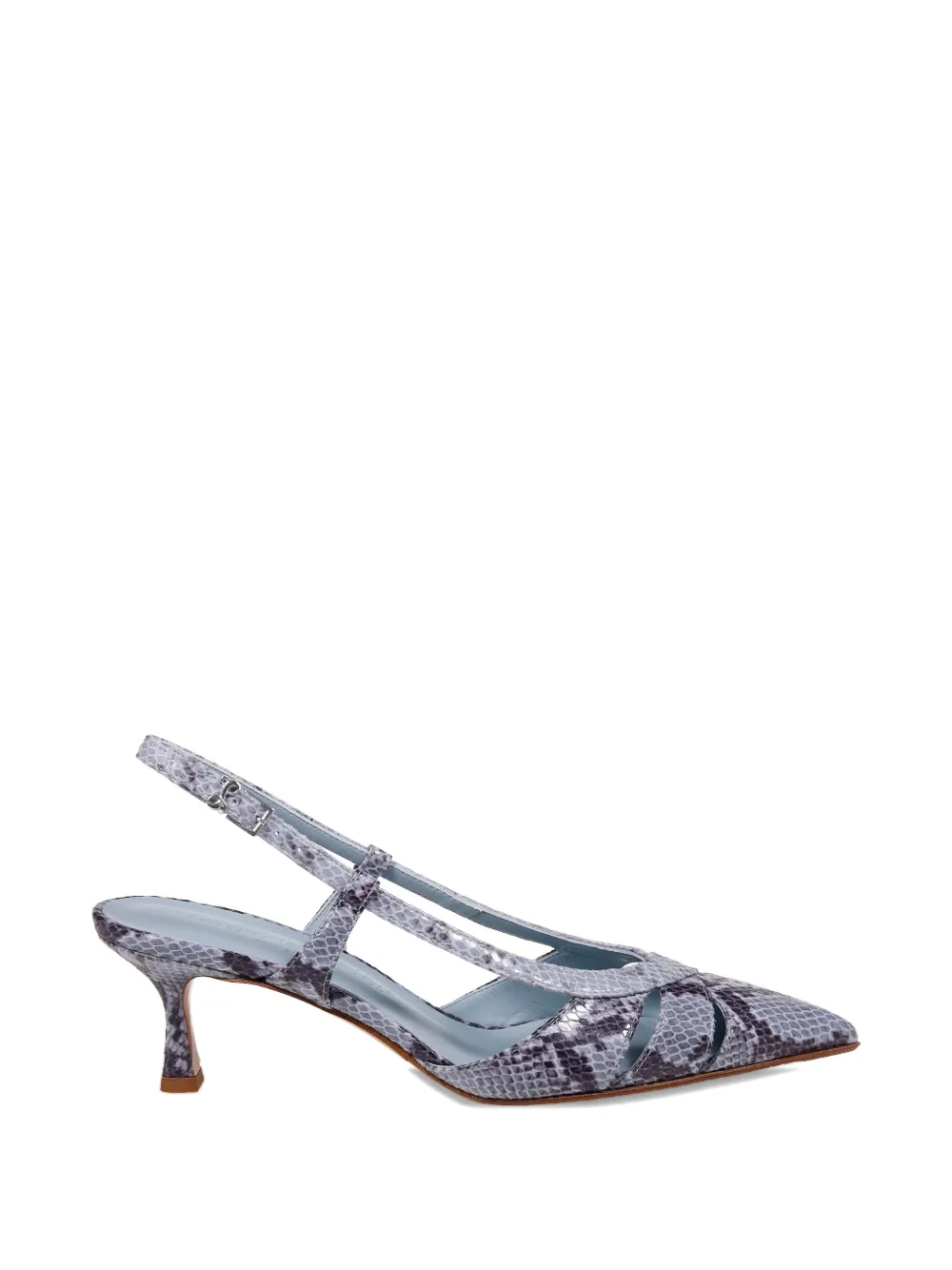 Sergio Levantesi cutout strap pumps Blauw
