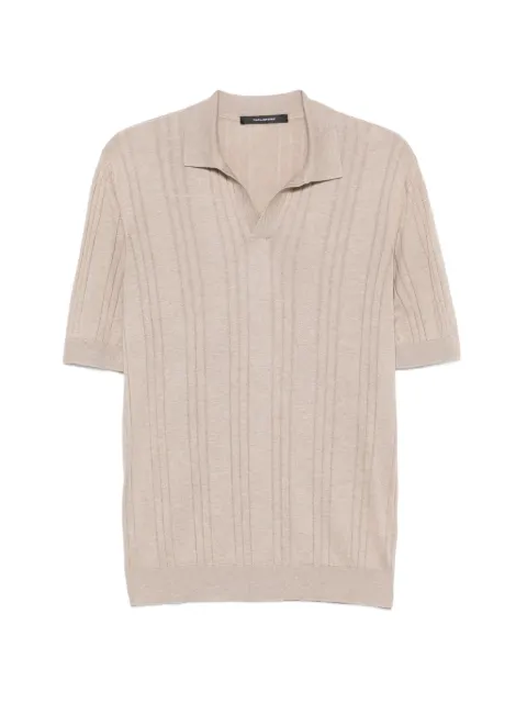Tagliatore Darnel V-neck ribbed T-shirt