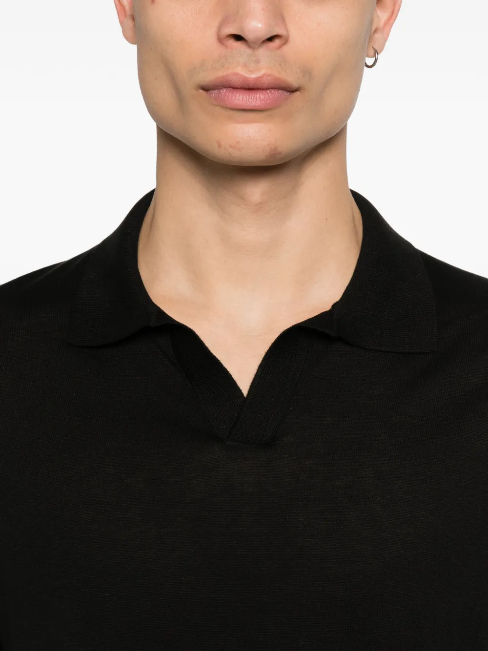 Tagliatore T-shirt met korte mouwen Zwart