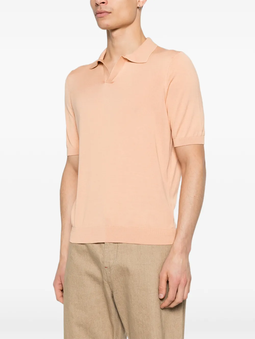 open collar T-Shirt