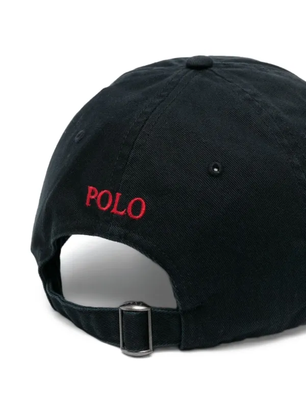 Polo Ralph Lauren embroidered-logo Cap | Black | FARFETCH