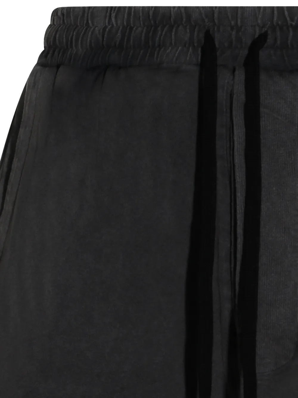  Thom Krom Drawstring Cotton Shorts - Black 