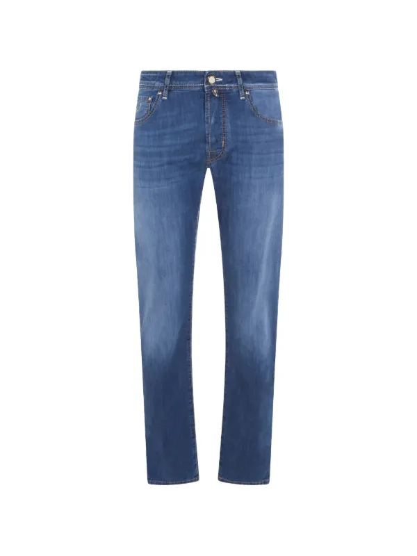 Jacob Cohën ステッチ ジーンズ | ブルー | FARFETCH JP