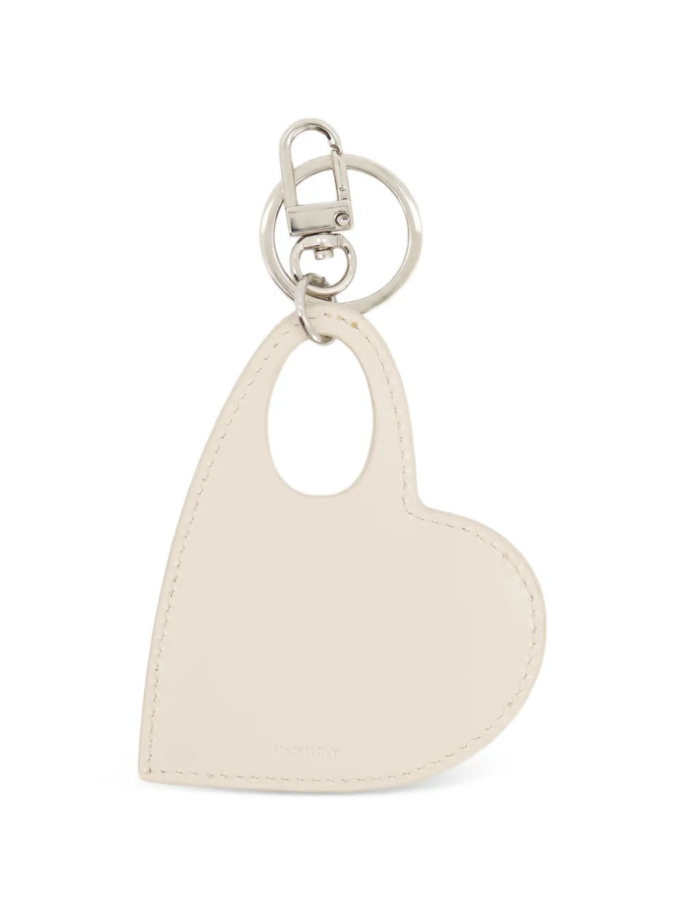 Coperni Sleutelhanger met hart Beige