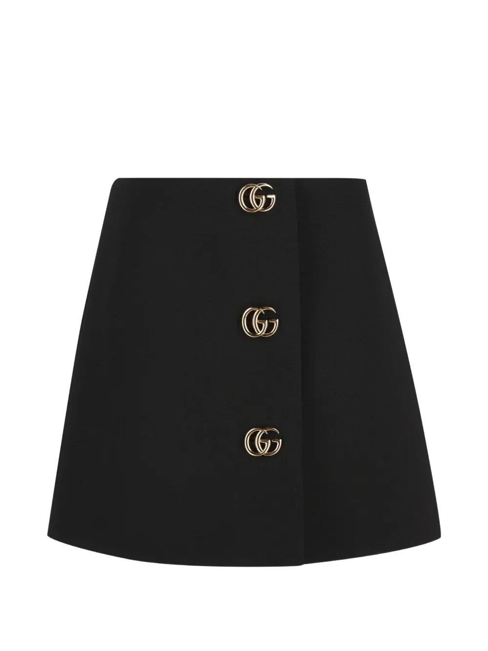 Gucci crêpe mini skirt - Schwarz