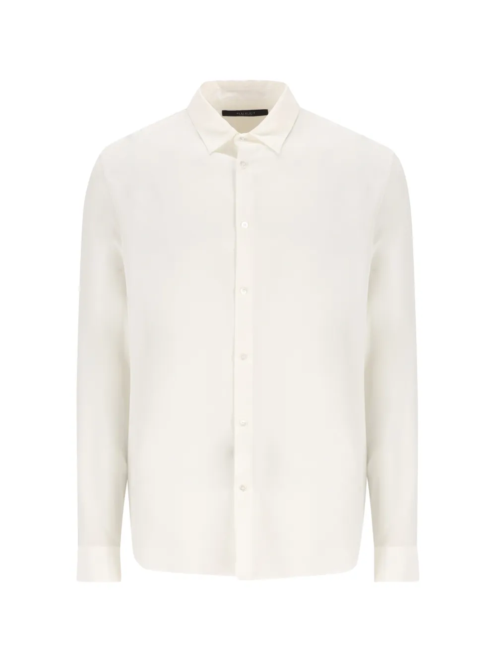 Gucci long-sleeve silk shirt - Weiß